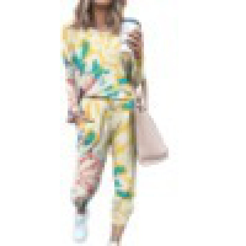 Damen Lässiger Tie-Dye Lounge-Jumpsuit mit Kordelzug und Eingrifftaschen Shop Nory