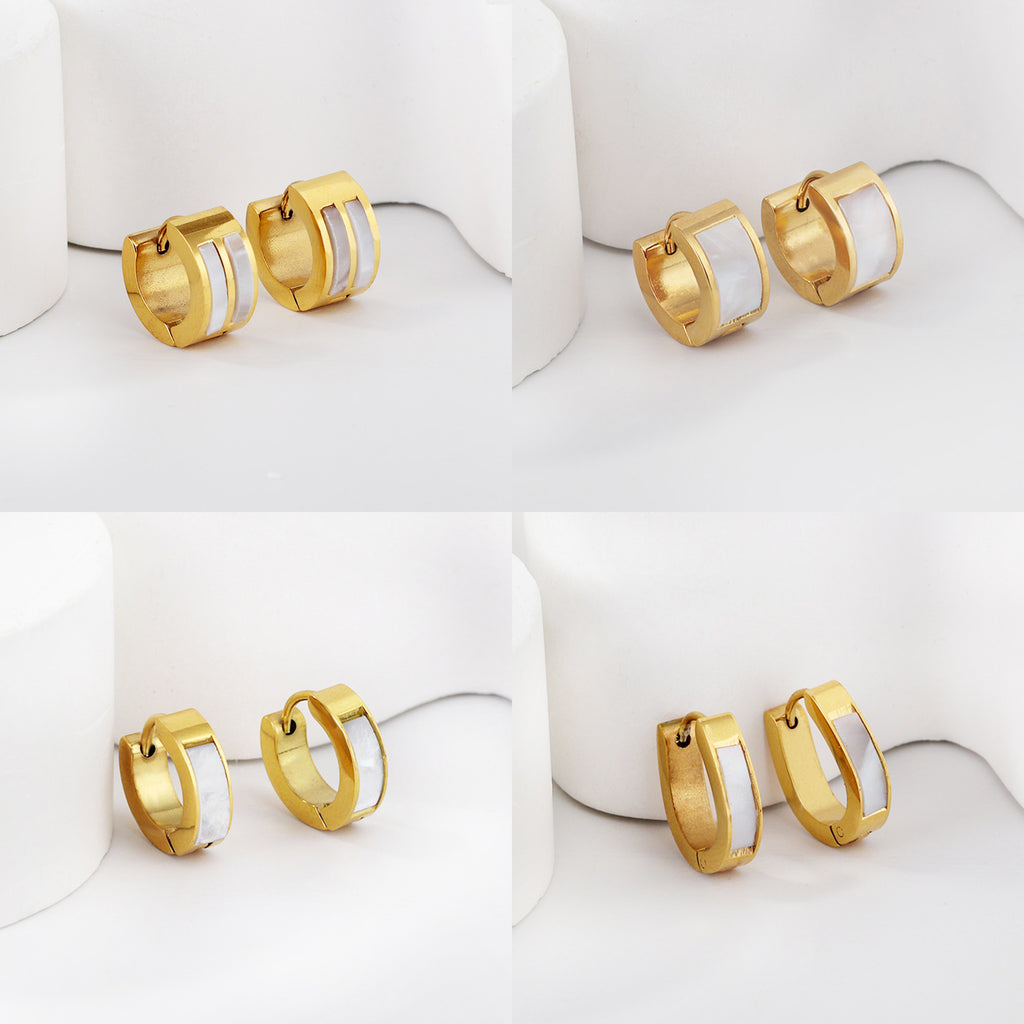 Damen Hängende Ohrstecker mit elegantem Perlenakzent Shop Nory