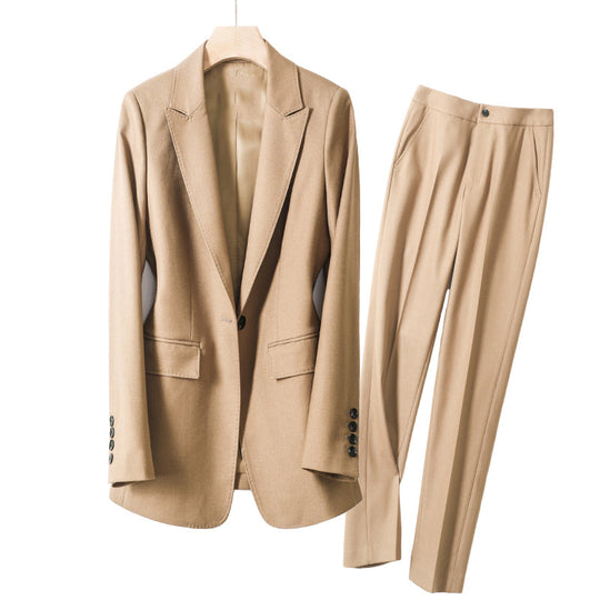 Damen elegantes Blazer- und Hosen-Set Shop Nory