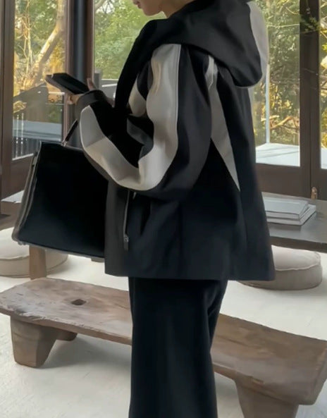 Damen Urbanes Übergangsjacke mit hohem Kragen Shop Nory