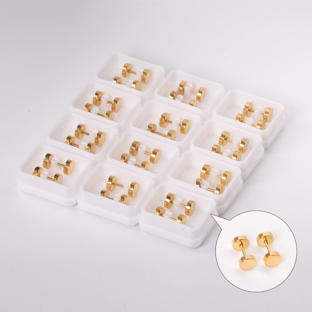 Damen Ohrringe mit elegantem, goldplattiertem Design und hochwertigem Edelstahl Shop Nory