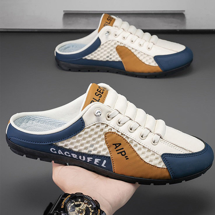 Herren Leichte Slip-On Freizeitsneaker mit Atmungsaktivem Mesh-Design ShopNory