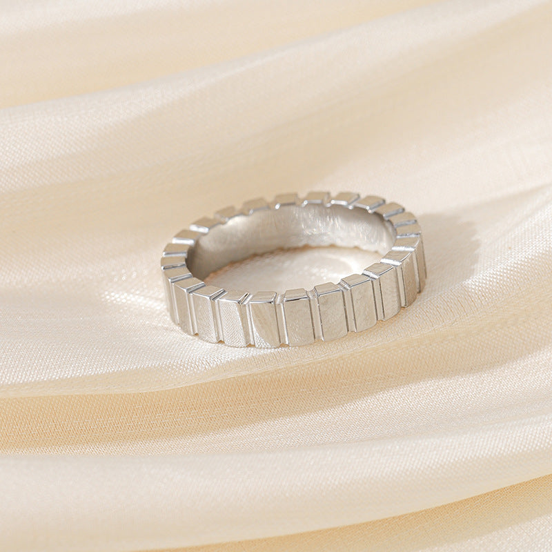 Damen Ring mit strukturiertem Kanten-Design Shop Nory
