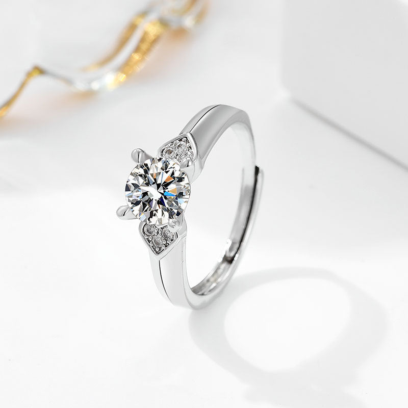 Damen funktionsreicher Zirkonia Ring mit kunstvollem Design Shop Nory