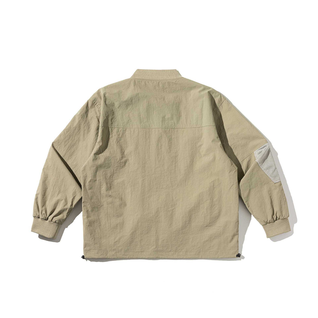 Unisex Technischer Pullover-Anorak mit halbem Reißverschluss und Utility‑Taschen Shop Nory