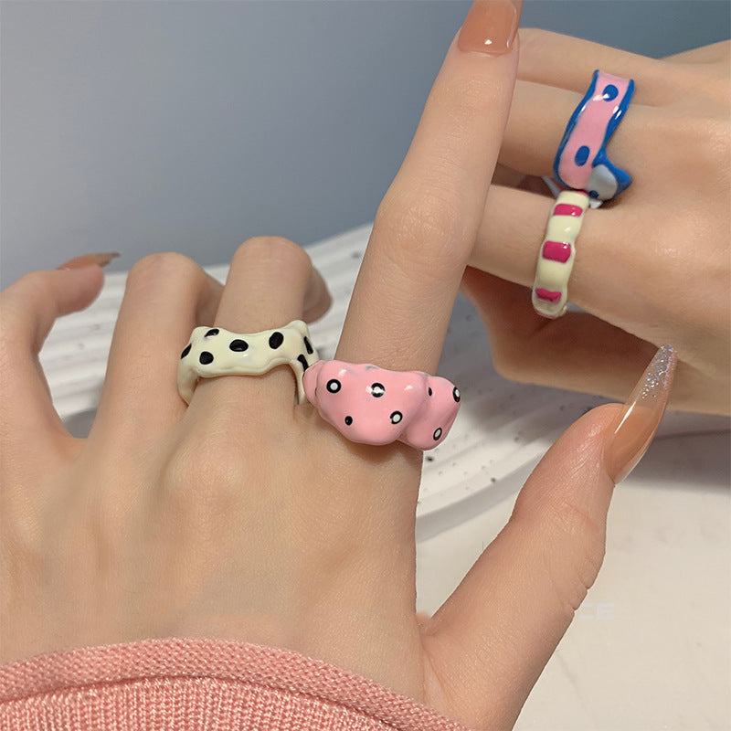 Damen Verspielter Ring mit kreativem Design Shop Nory