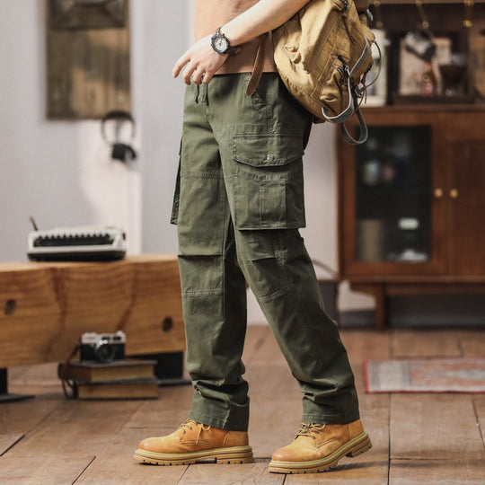Herren Technische Cargohose mit geradem Schnitt, verstärkten Knien & Mehrfachtaschen Shop Nory