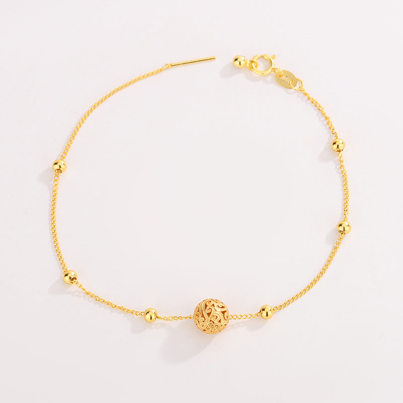 Damen zartes Gliederarmband mit filigranen Kugeldetails Shop Nory