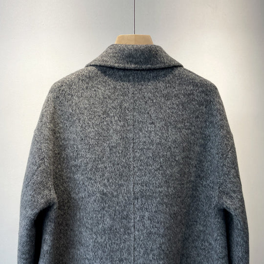 Damen Übergroßer Doppelreihiger Wollmixmantel Shop Nory