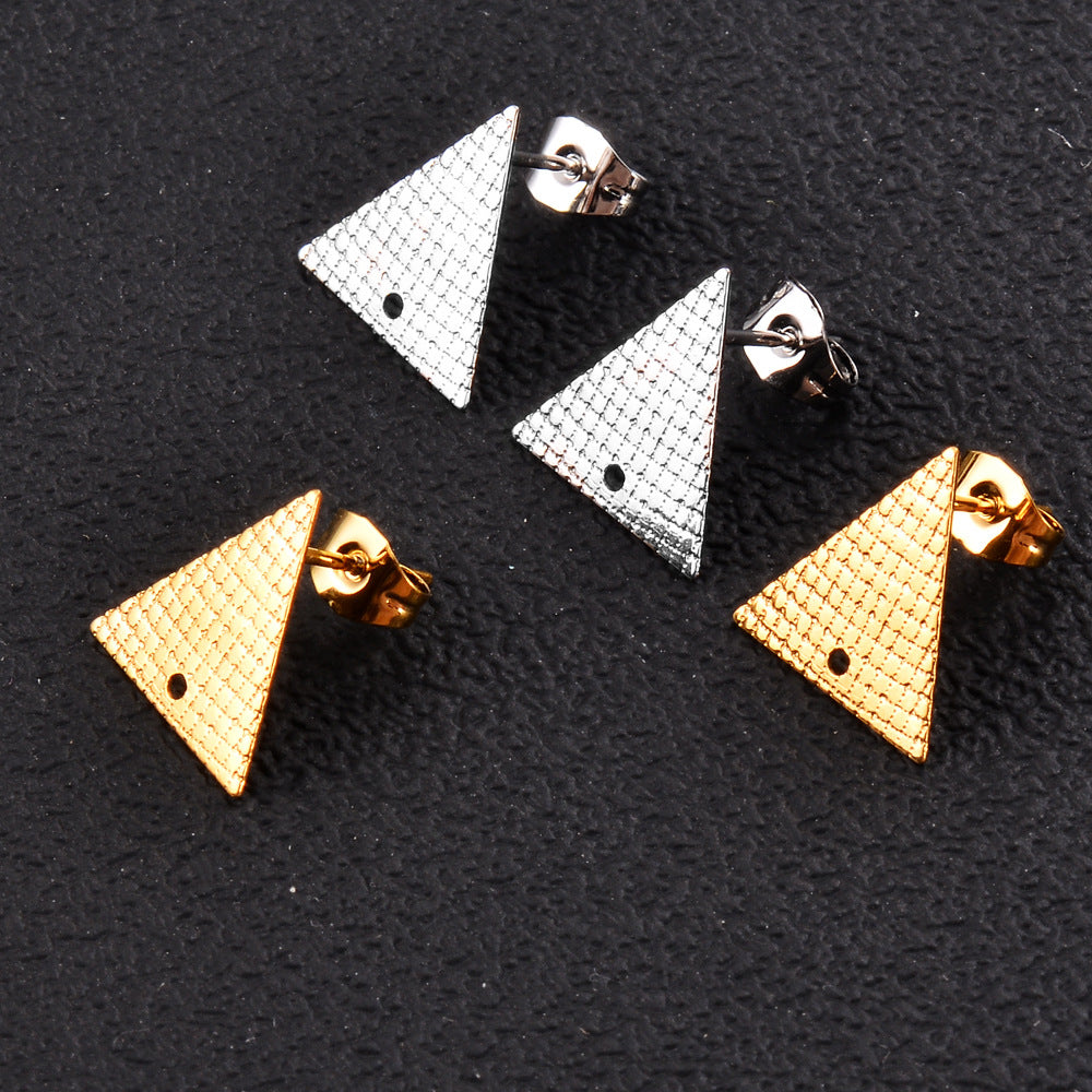 Damen Ohrstecker mit modernem dreieckigem Design Shop Nory