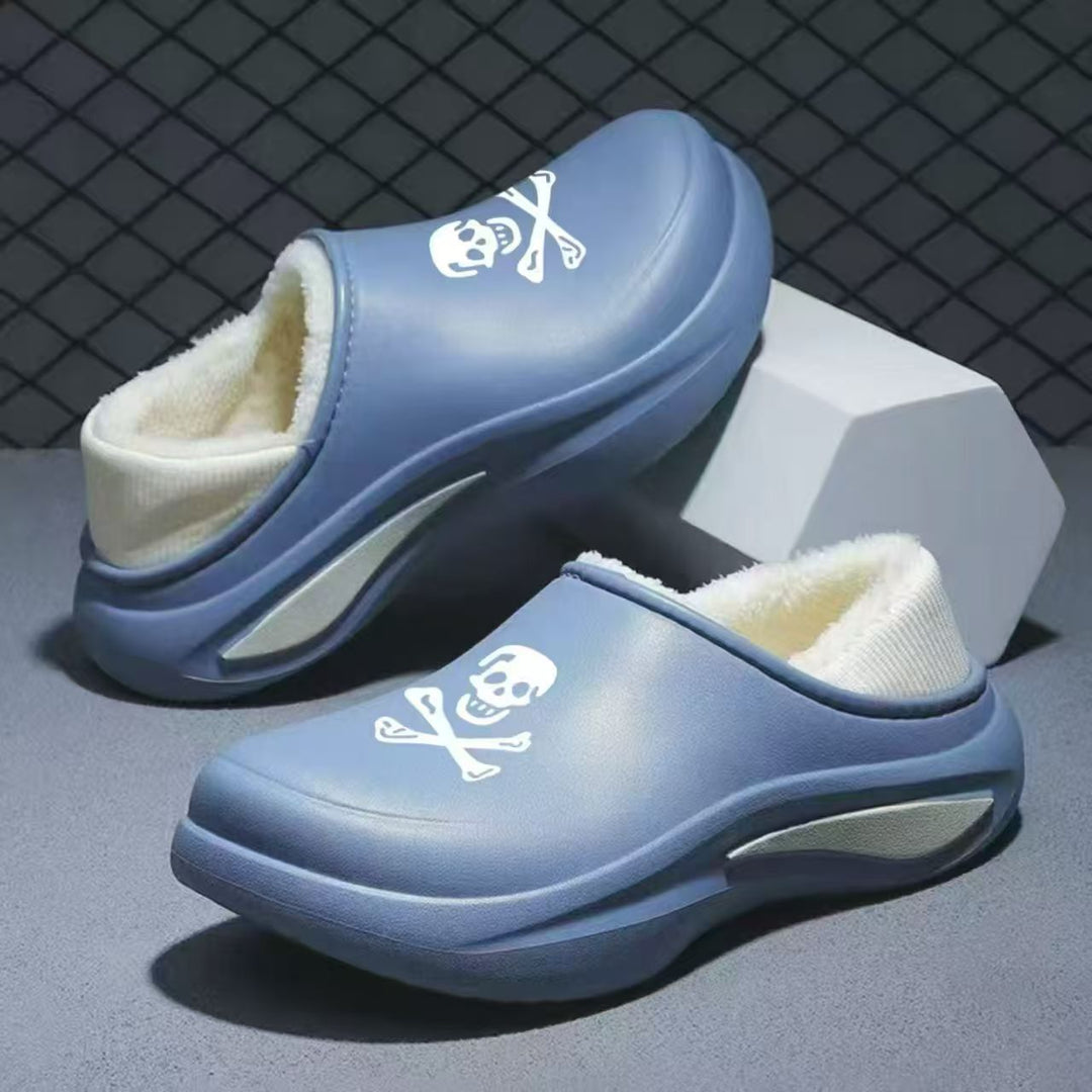 Damen Gefütterte Komfort-Clogs mit Teddyfutter und stoßdämpfender Profilsohle Shop Nory