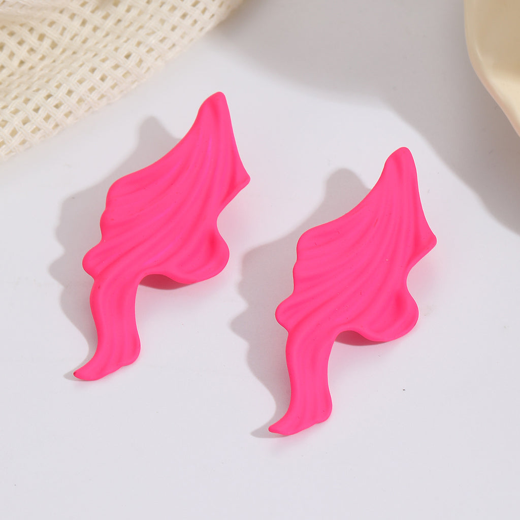 Damen Ohrstecker mit elegantem Wellenmuster Shop Nory