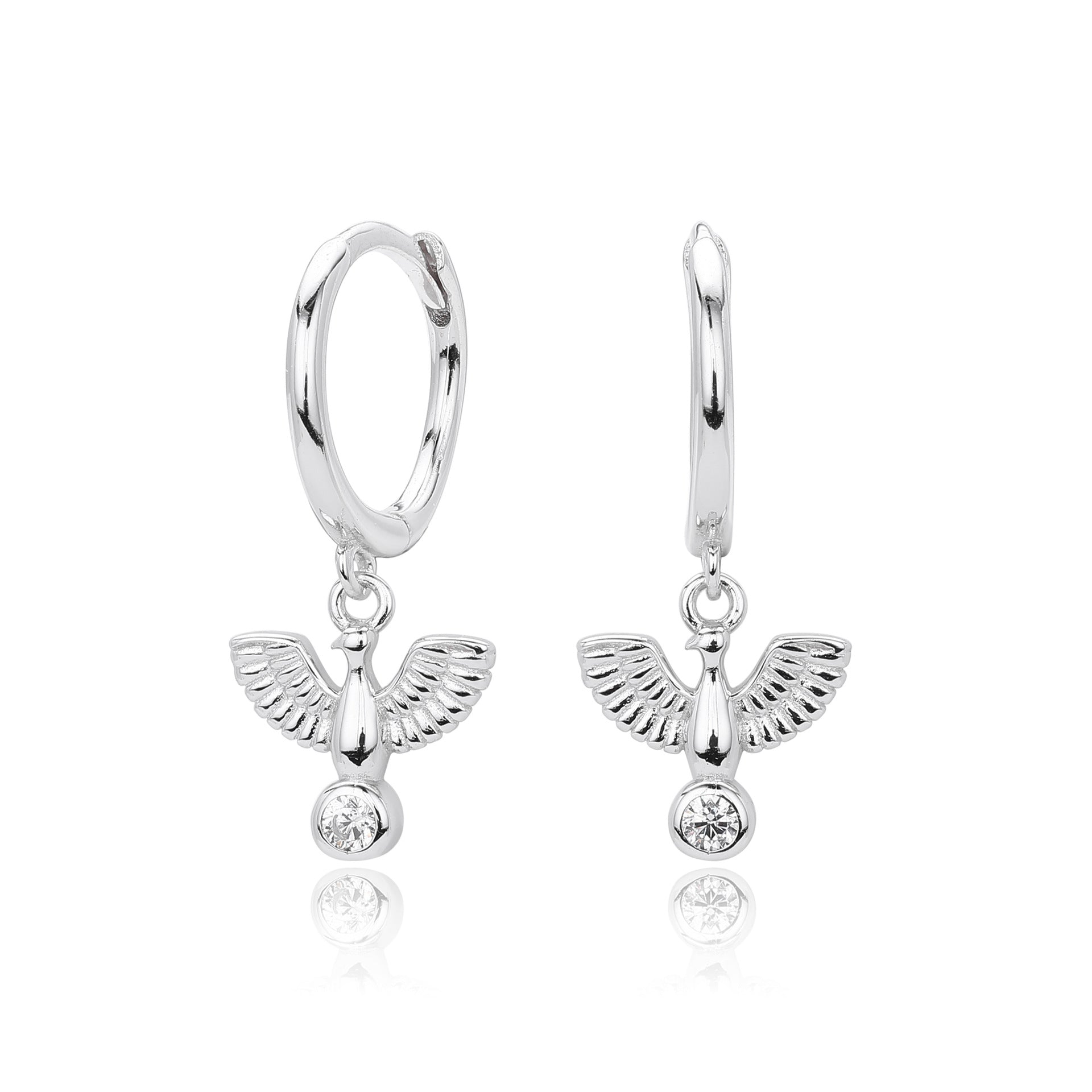 Damen Ohrhänger im engelsgleichen Design aus hochwertigem 925 Sterling Silber Shop Nory