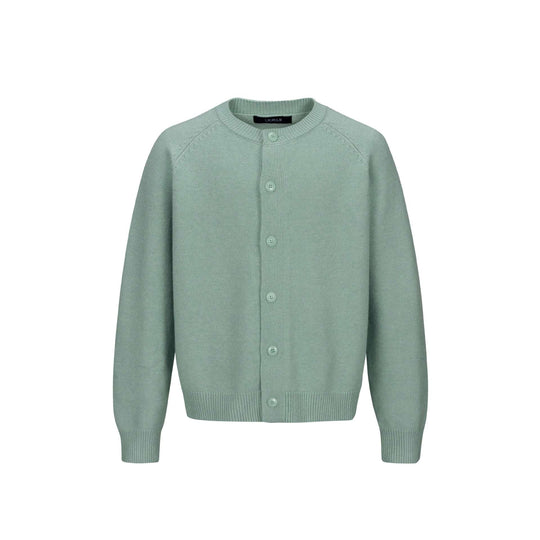 Damen Feiner Rundhals-Cardigan mit Raglanärmeln und verdeckter Knopfleiste Shop Nory