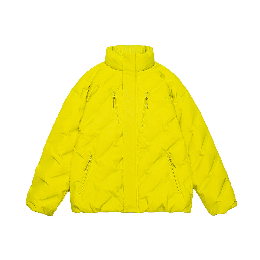 Unisex Wattierte Oversize Steppjacke mit hohem Stehkragen Shop Nory