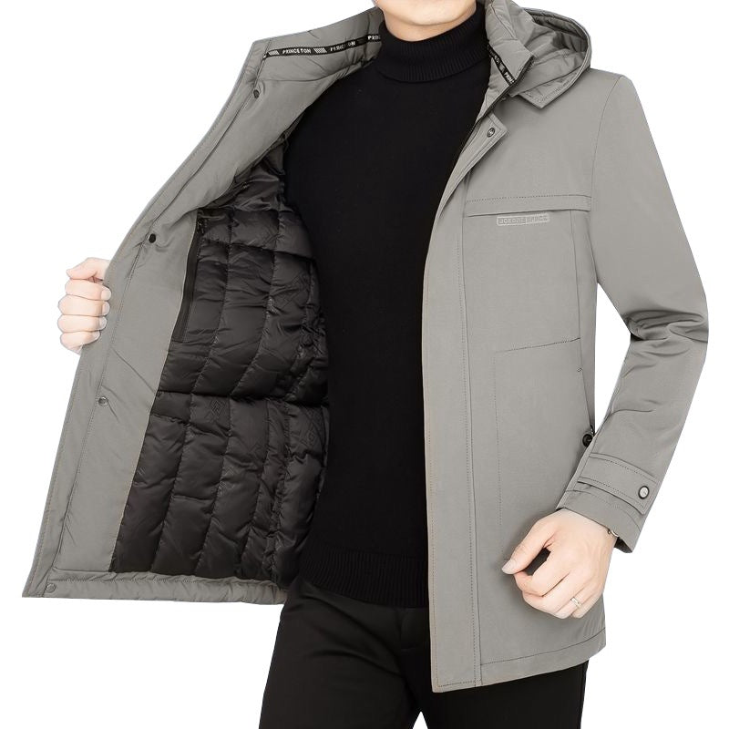 Herren Wasserabweisender Funktions-Mantel mit abnehmbarer Stepp-Innenjacke Shop Nory