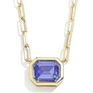Damen Halskette mit facettiertem Rubinanhänger und eleganter Gliederkette Shop Nory