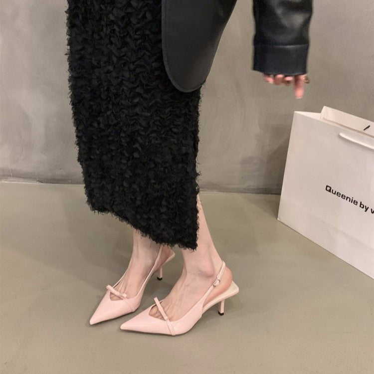 Damen Slingback-Pumps mit spitzem Design und elegantem Absatz