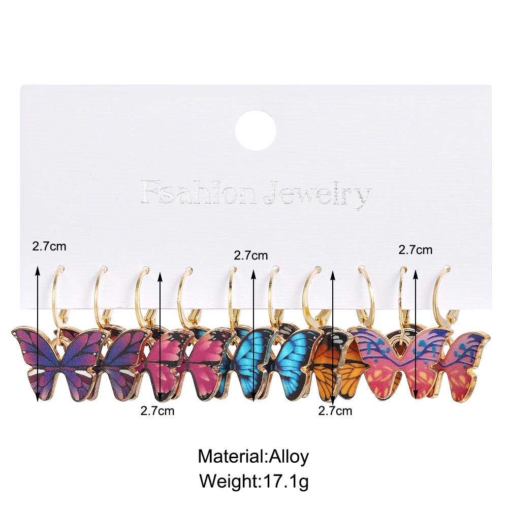Damen Ohrringe im verspielten Schmetterlingsdesign Shop Nory