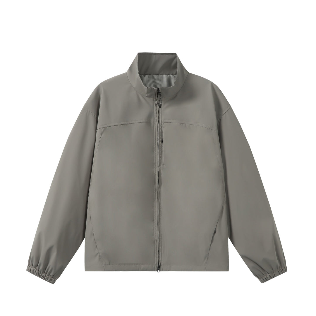 Unisex Leichte, Packbare Funktionsjacke im Oversize-Boxy-Schnitt mit Stehkragen Shop Nory