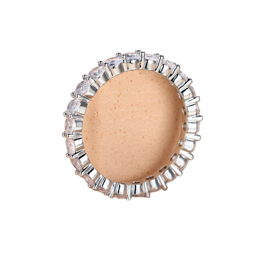 Damen Ring mit funkelnden Zirkonia in eleganter Fassung Shop Nory