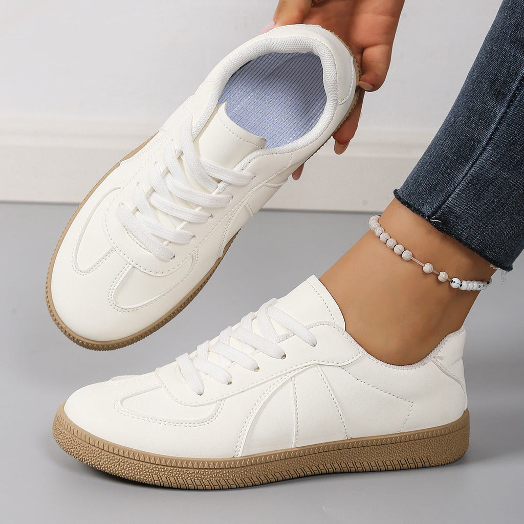 Damen Sneaker mit sportlichem Design und strapazierfähiger Gummisohle