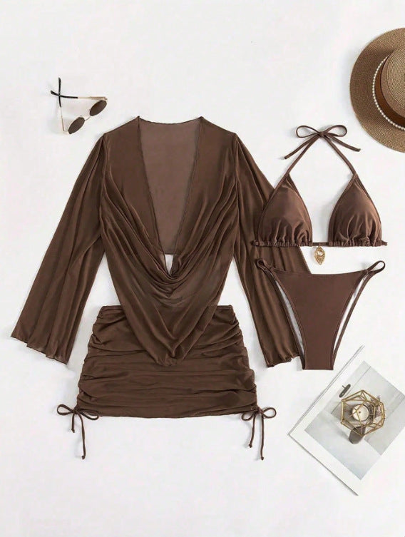 Damen Bikini-Set mit elegantem Wickeloberteil