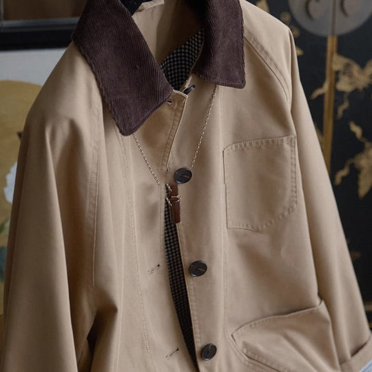 Damen Modische Übergangsjacke mit weichem Kragen Shop Nory