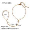 Damen Armband mit funkelnden Zirkonia und exquisite Kettenverarbeitung Shop Nory