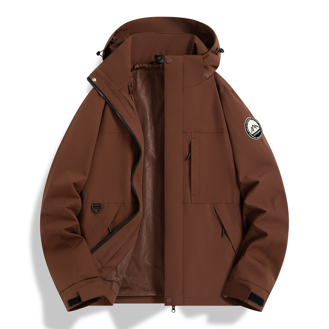 Damen Wasserfeste technische Kapuzenjacke mit verschweißten Nähten und verstellbaren Bündchen Shop Nory