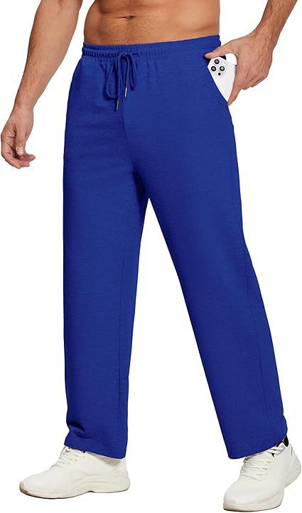 Herren nan locker fallende Loungehose aus softem Jersey mit Kordelzug, elastischem Bund und geradem Bein Shop Nory