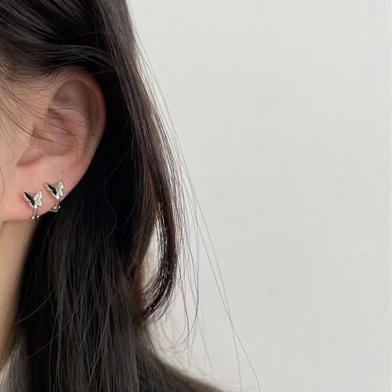 Damen Ohrstecker mit elegantem Schmetterlingsdesign Shop Nory