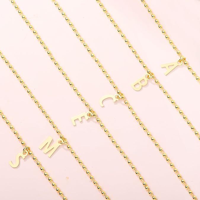 Damen Armband-Set mit filigranen Herz- und Initialanhängern Shop Nory