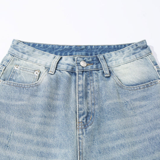 Damen Hochtaillierte verkürzte Jeans im Culotte‑Schnitt mit weiter Beinführung Shop Nory
