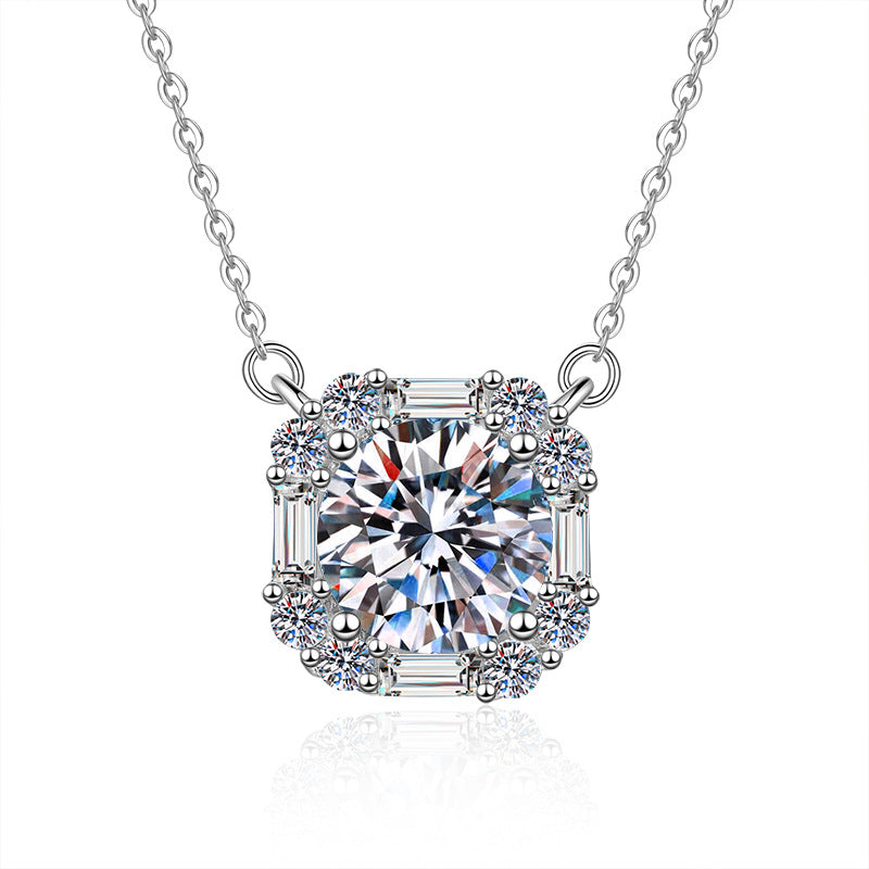 Damen Elegante Halskette mit strahlendem Zirkonia-Design Shop Nory