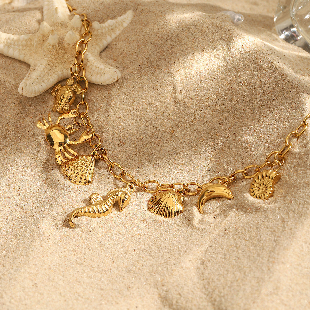 Damen Kette mit maritimem Anhängermotiv und hypoallergener Edelstahlverarbeitung Shop Nory