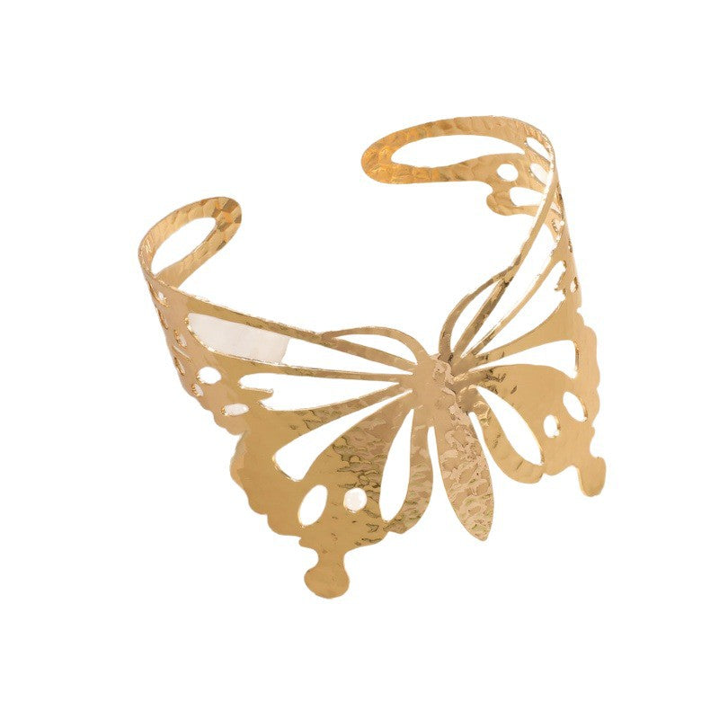 Damen Armreif und offener Armschmuck mit stylischem Schmetterlingsdesign Shop Nory