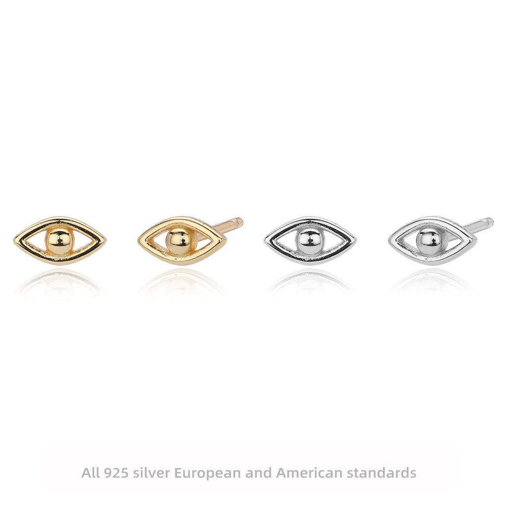 Damen Ohrstecker mit schützendem Augenmotiv aus hochwertigem 925 Sterling Silber Shop Nory