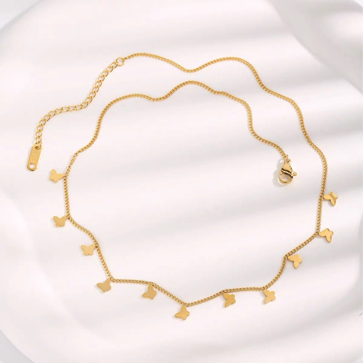 Frauen Schmetterlings Charm Fußkette Shop Nory