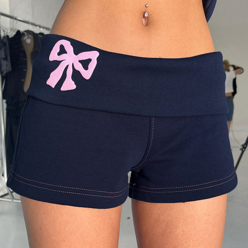 Damen Sportliche Shorts mit flexiblem Bund und atmungsaktivem Material