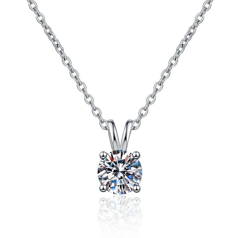 Damen elegante Halskette mit funkelndem Kristall Shop Nory