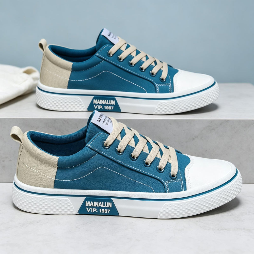 Herren Sportliche Sneakers mit kontrastierenden Einsätzen Shop Nory