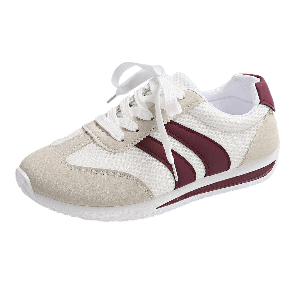 Damen Fitness Sneakers mit atmungsaktivem Mesh-Obermaterial und bequemer Dämpfung