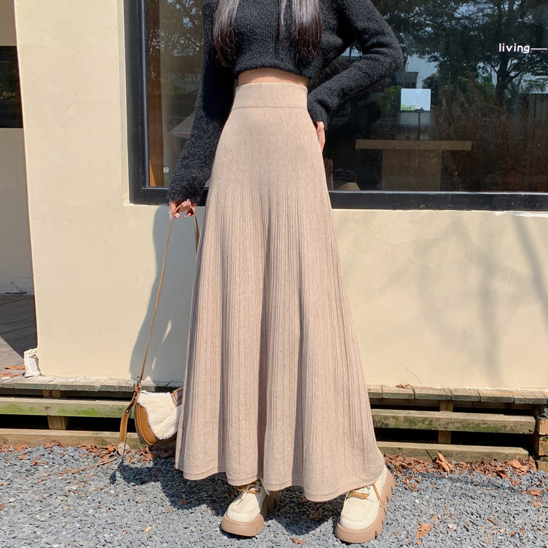 Damen Maxi-Rock mit elegantem Plissee Shop Nory