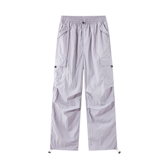 Unisex Leichte technische Cargo-Hose mit Kordelzug und verstellbarem Saum Shop Nory
