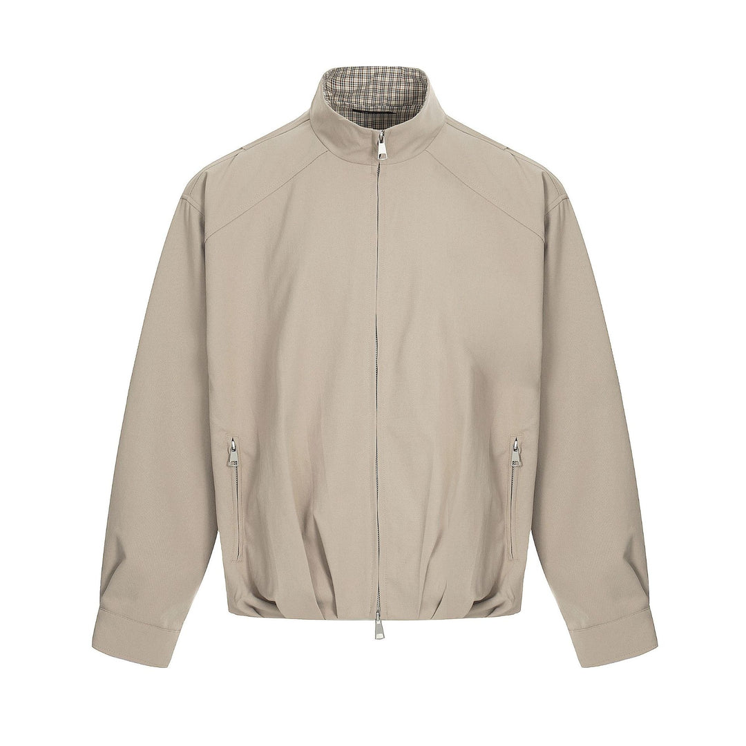 Herren Leichter Windbreaker‑Blouson mit Funnelkragen und verdeckten Reißverschlüssen Shop Nory