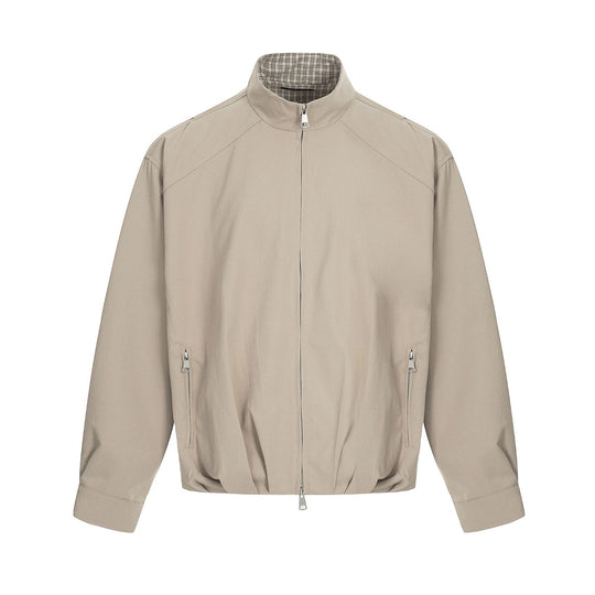 Herren Leichter Windbreaker‑Blouson mit Funnelkragen und verdeckten Reißverschlüssen Shop Nory