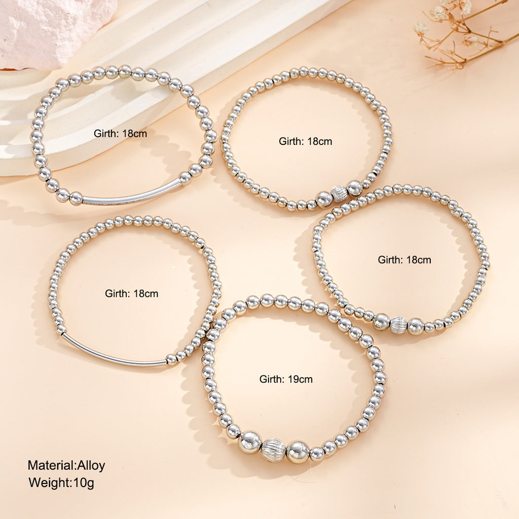 Damen Armband-Set mit eleganten metallischen Details Shop Nory