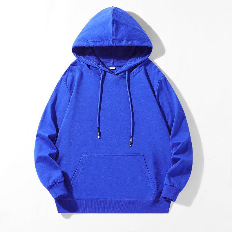 Unisex Locker geschnittener Kapuzenpullover aus Baumwollmix mit Kängurutasche und Kordelzug Shop Nory