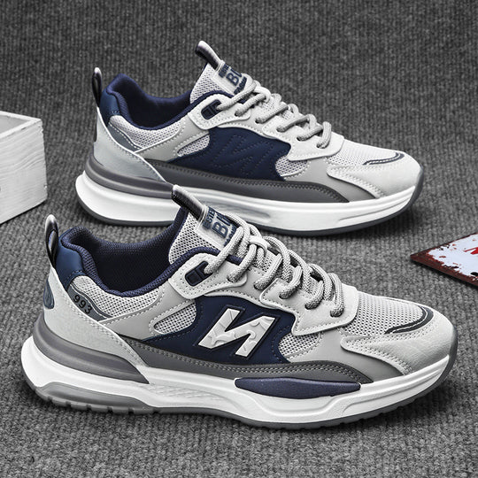 Herren Dämpfender Chunky-Laufschuh mit Mesh-Außenschicht und Komfortgedächtnis-Sohle Shopy Nory